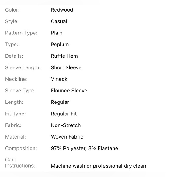 NEW Ruffle Hem Blouse - Picture 6 of 6